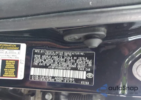 2016 Toyota Camry Se из США, поврежденный, VIN 4T1BF1FK9GU507628